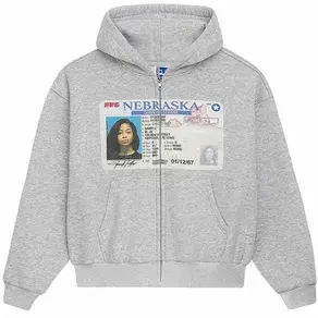 Driver License Zip-Up Hoodie