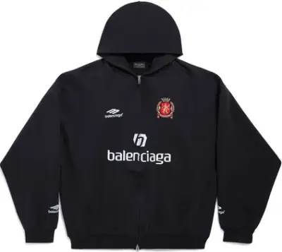 Balenciaga Tokyo Soccer Zip-Up Hoodie