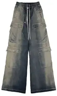 Rick Owens Double Cargo Jumbo Belas Mineral Pearl