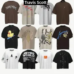 Bunch of Travis Scott Tees #1 (26 Variants)