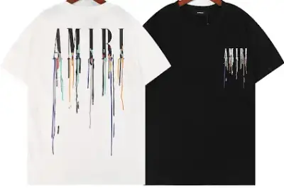 Amiri Dripping Paint Tee
