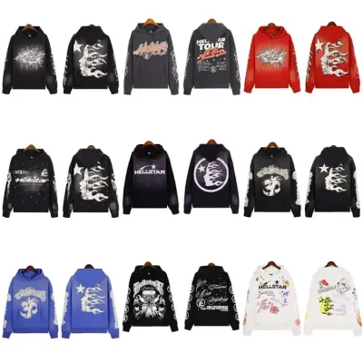 Bunch of Hellstar Graphic Hoodies