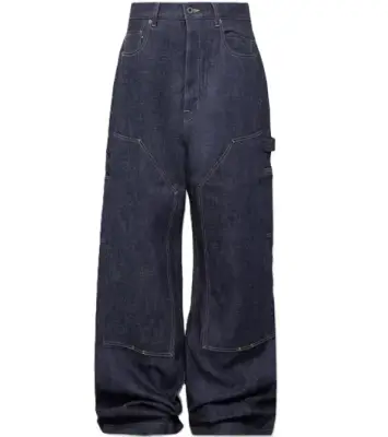 Rick Owens Porterville Selvedge Double Knee Jeans