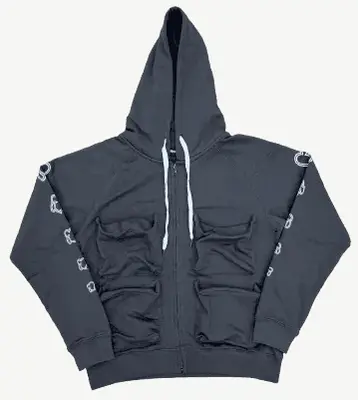 Crying Hear Four Pocket Zip