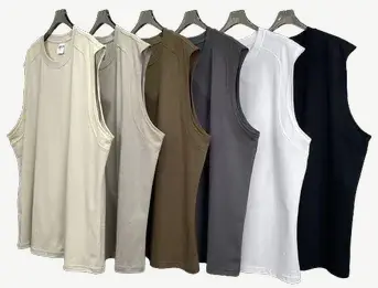 Unbranded Blank Sleeveless Tees