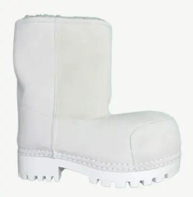 Balenciaga Alaska Fur High Boot