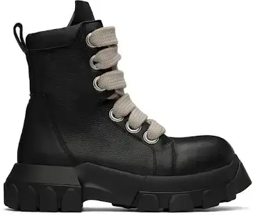 Rick Owens Jumbo Lace Bozo Tractor Boots