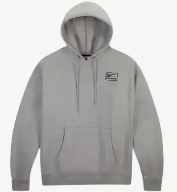 Nike x Stussy Grey Hoodie