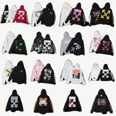 Bunch of Off-White Hoodies