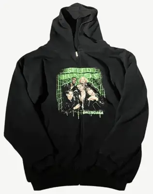 Balenciaga "Speed Hunters" Zip-Up Hoodie