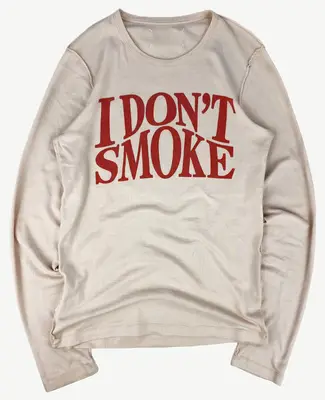 Maison Margiela I Dont Smoke Long Sleeve AW06