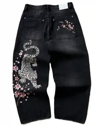 VRK Ivory Prowl Baggy Jeans