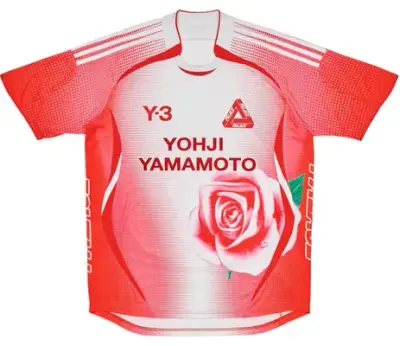 Palace Y-3 Football Jersey White/Red