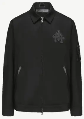 Chrome Hearts "Cemetery Cross" Patch Work Jacket