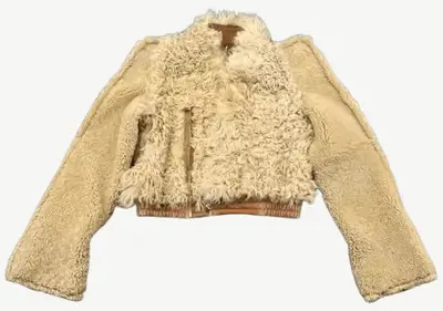 Rick Owens Larry Zionic Shearling Bomber Jacket