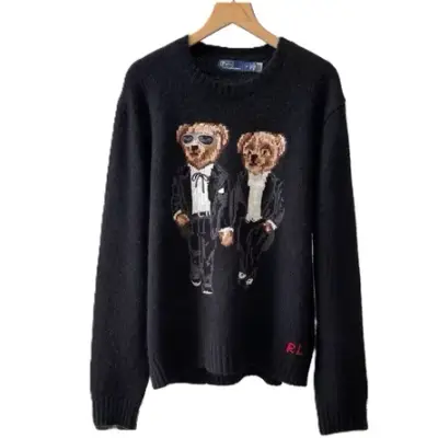 Polo Ralph Lauren Tuxedo Bear Wool Sweater