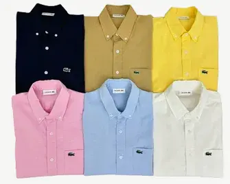 Lacoste Linen Shirts (6 Variants)