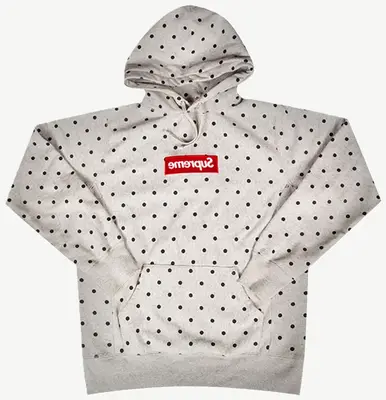 Supreme CDG Polka Dot Box Logo Hoodie
