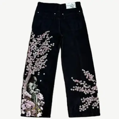 Vescartes Sakura Knight Baggy Jeans