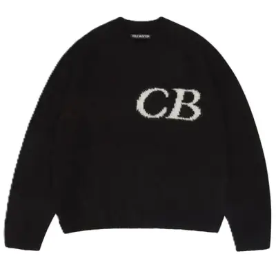 Cole Buxton CB Logo Knit Sweater