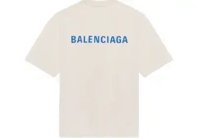 Balenciaga Blue Logo Tee