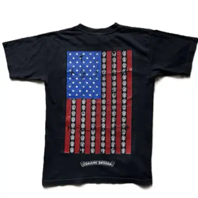 Chrome Hearts USA Flag Tee