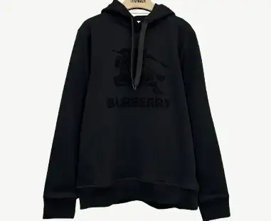 Burberry Towel Embroidery Horse Knight Logo Hoodie
