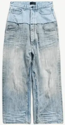 Balenciaga Ripped Off Baggy Pants