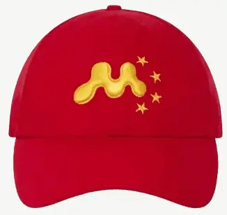 Mowalola Chinese Embroidered Cap