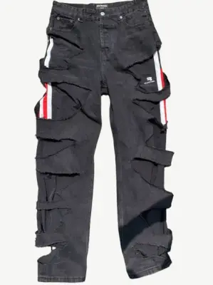 Balenciaga Slashed Jeans (4 Variants)