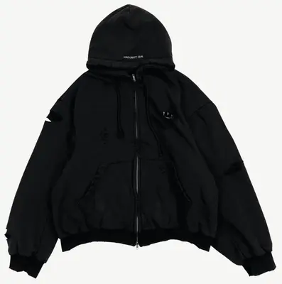 Project GR Professional Distressed Zip-Up