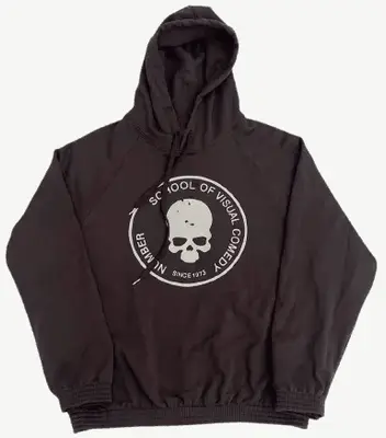 N9 Inspired Skull Emblem Hoodie – Bullet Holes, Vintage Wash