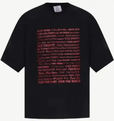 Vetements Fuck Streets Tee