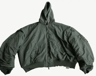 Balenciaga Hooded Bomber Jacket