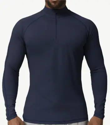 Men's Fit Quarter Zip-Up Sweater (5 Variants)