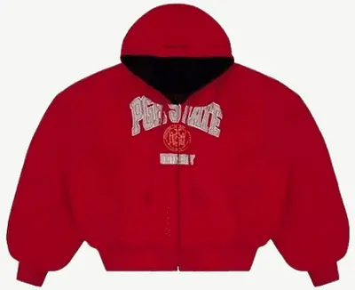 Project Gr Wang Yiheng's Same Style Reversible Oversized Hooded Bomber Cotton Jacket
