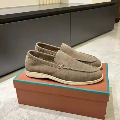Suede Penny Loafers
