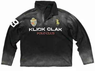KLICK CLAK Long Sleeve Polo (2 Variants)