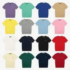 Ralph Lauren Cable Knit Tees (16 Colours)