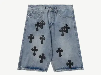 Chrome Hearts Denim Shorts