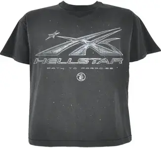 Hellstar Chrome Logo Tee Black (NFC)