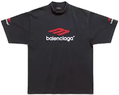 Balenciaga 3B Sports Icon Tee Black