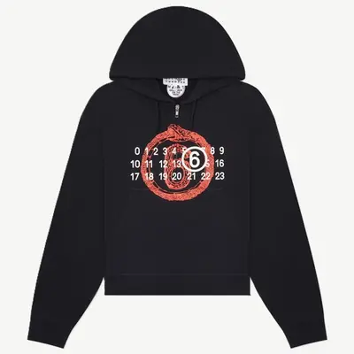 Maison Margiela "Year of the Snake" Quarter-Zip Hoodie