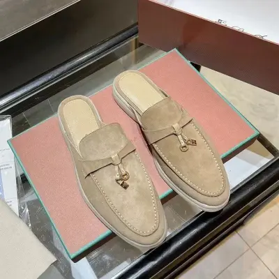 Suede Slip-On Mules
