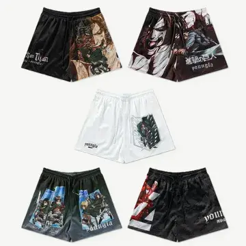 YoungLA x Attack On Titan Mesh Shorts