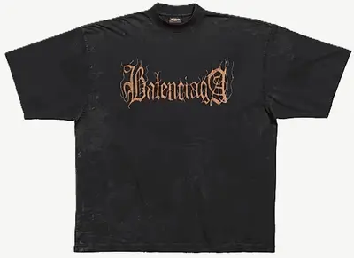Balenciaga Heavy Metal T-Shirt Large Fit