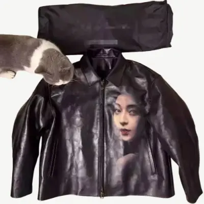 Yohji Yamamoto x Fan Bingbing Leather Jacket