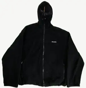Vetements SS19 Gimp Bullet Fleece Mask Zip-Up Hoodie