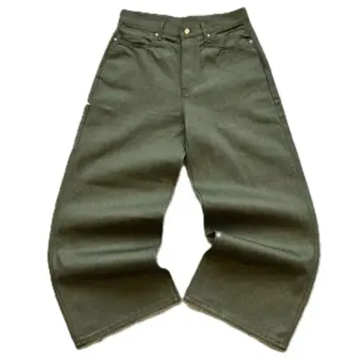 Firemade Raw Denim Selvedge Jeans Green