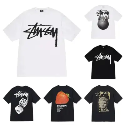 Bunch of Stüssy Graphic T-Shirts